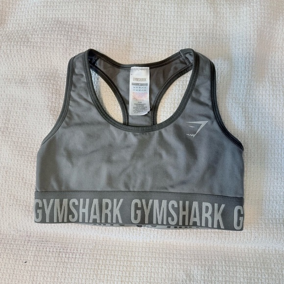 Gymshark Charcoal Sports Bra - Picture 1 of 6